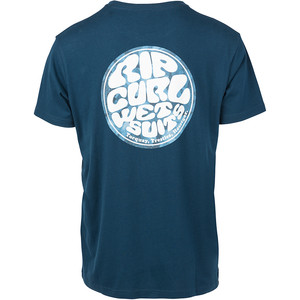 2019 Rip Curl Camiseta De Rider Para Hombre Azul Navy Cteik5